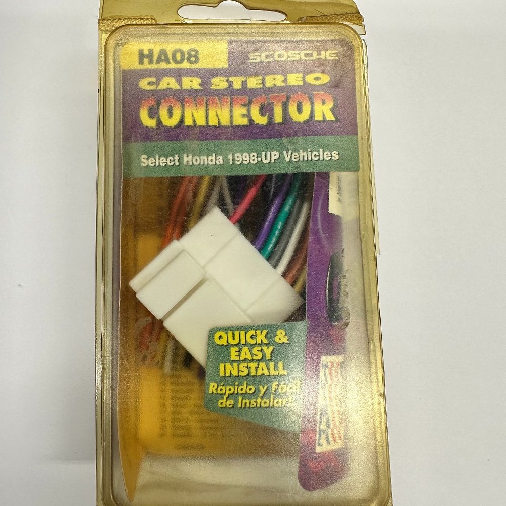 Scosche Honda Power Speaker Connector HA08 1998-Up